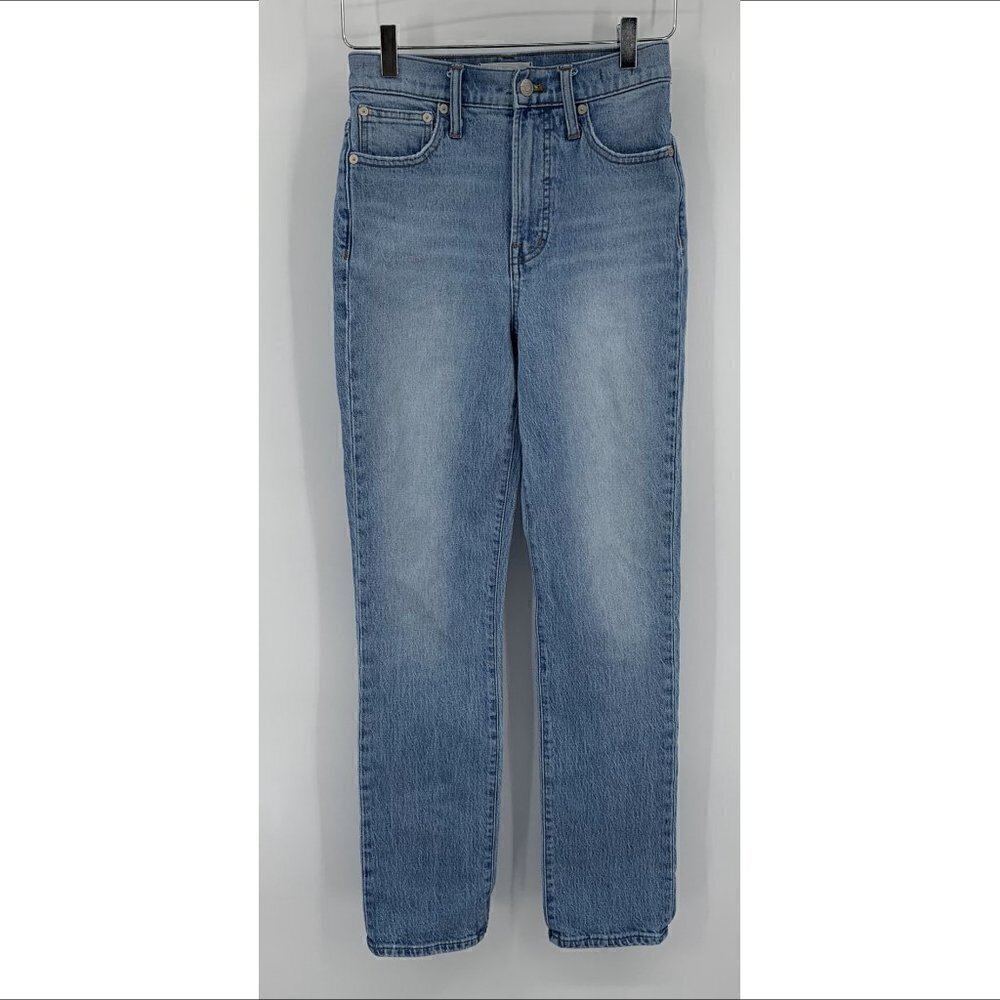 Madewell Perfect vintage full-length jeans high rise mom tapered leg women 25